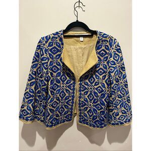 Vocabulary 100% Silk Jacket Blazer Women's